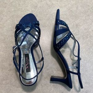 Nina Golby in Navy Luster (size 8.5)